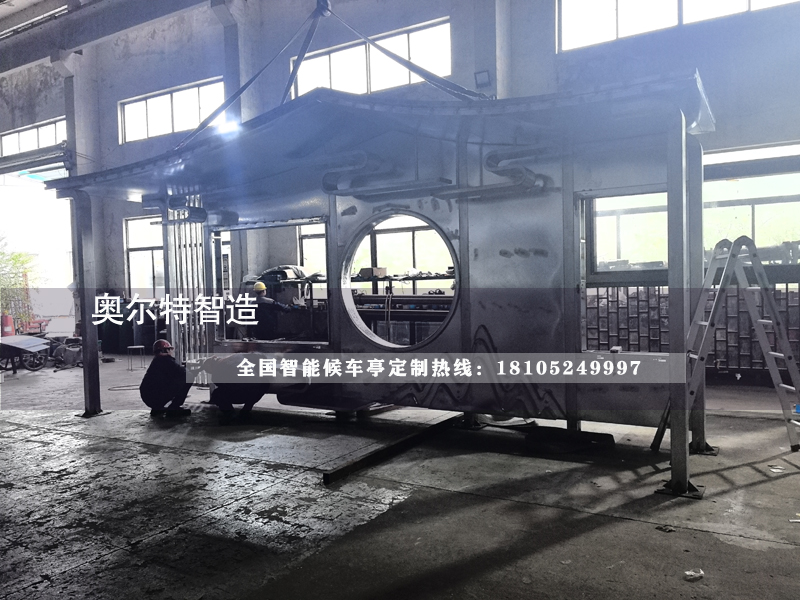 江西吉安中式公交站臺候車亭生產(chǎn)案例 江西吉安中式公交站臺候車亭生產(chǎn)案例